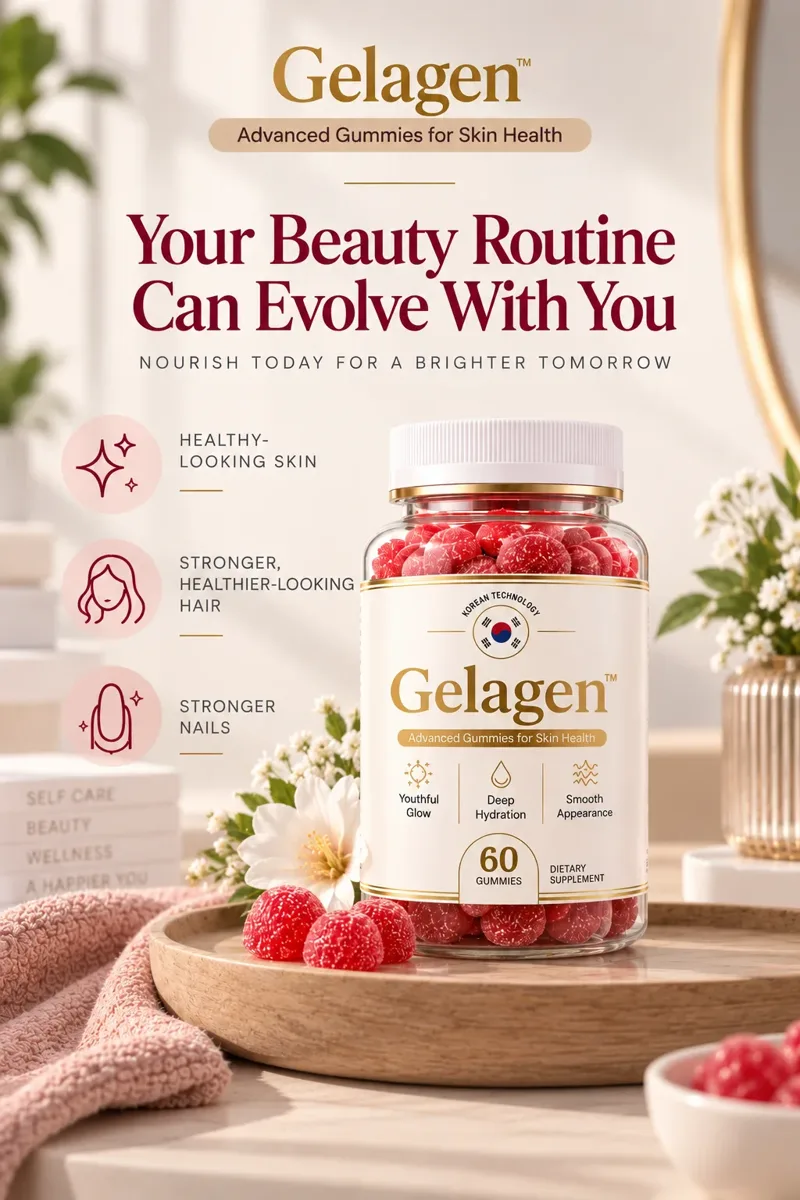 Gelagen skin, hair and nails gummies product overview